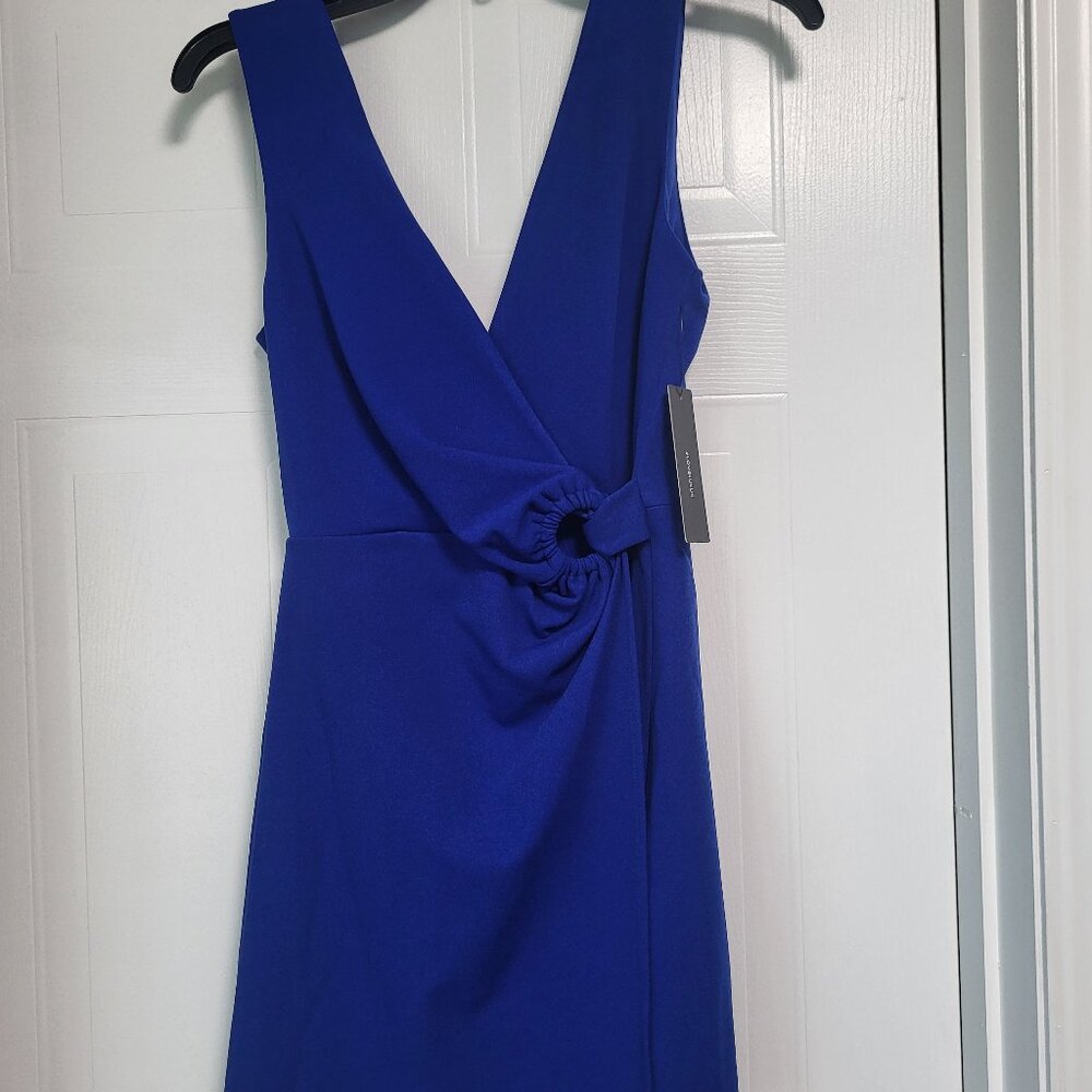 Royal blue cocktail dress